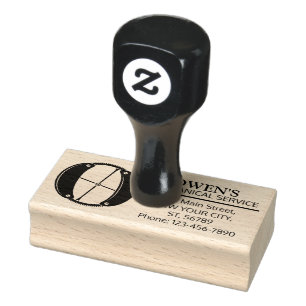  mechanisch monogram. Initiaal "O" Rubberstempel