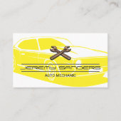Mechanisch | Muskusauto | Wrenches Visitekaartje (Voorkant)