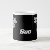 Mechanisch naamaanwerk en gereedschap grote koffiekop (Voorkant)