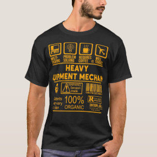 MECHANISCH ONTWERP VOOR ZWARE APPARATUUR 2017 T-SHIRT
