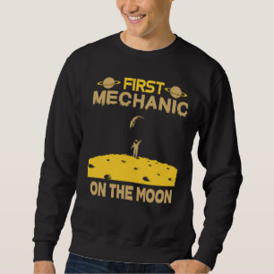 Mechanisch op het moonsweatshirt trui