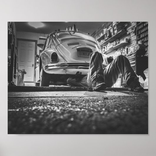 Mechanisch Poster voor reparatie van auto's (Voorkant)