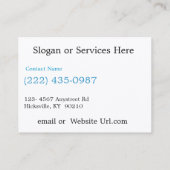 Mechanisch repareren Winkelen met sloopauto Visitekaartje (Achterkant)