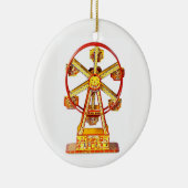 mechanisch reuzenrad keramisch ornament (Rechts)