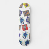 Mechanisch robotpatroon skateboard (Voorkant)