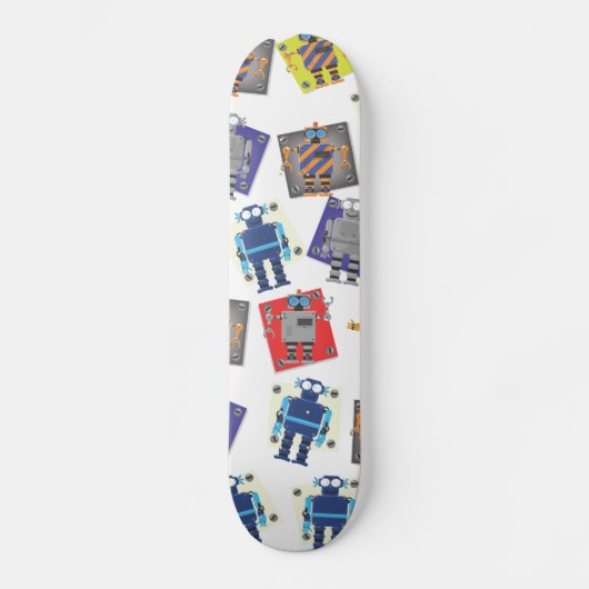 Mechanisch robotpatroon skateboard (Voorkant)