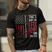 Mechanisch Shirt, ik maak spullen en ik weet dinge T-shirt