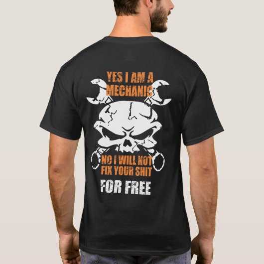 Mechanisch T-Shirt (Achterkant)