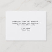 Mechanisch Visitekaartje (Achterkant)