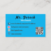 Mechanisch Visitekaartje (Achterkant)