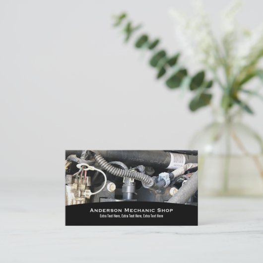 Mechanisch Visitekaartje (Staand voorkant)