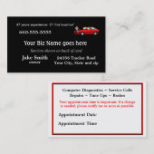 Mechanisch Visitekaartje2 - aanpassen Afsprakenkaartje (Voorkant / Achterkant)