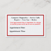 Mechanisch Visitekaartje2 - aanpassen Afsprakenkaartje (Achterkant)