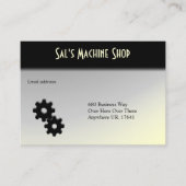Mechanisch Visitekaartje / Goudmachine (Voorkant)