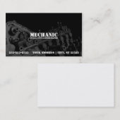 Mechanisch Visitekaartje met motorfoto (Voorkant / Achterkant)