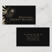 Mechanisch Visitekaartje van het Vliegtuig van de  (Voorkant / Achterkant)