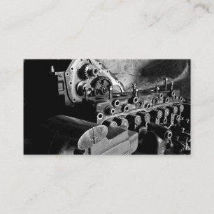 Mechanisch Visitekaartje voor auto's met motorfoto