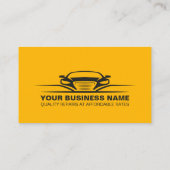 Mechanisch voor reparatie van auto's Minimale Mode Visitekaartje (Achterkant)