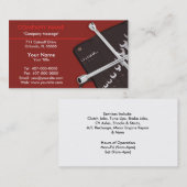 Mechanisch voor reparatie van auto's visitekaartje (Voorkant / Achterkant)