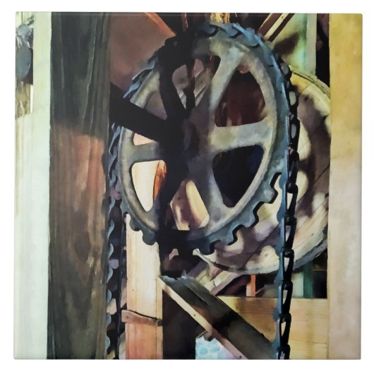 Mechanisch Voordeel Tegeltje (Voorkant)