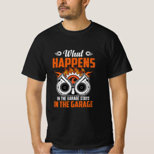 Mechanisch wat er in de garage gebeurt t-shirt
