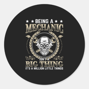Mechanisch zijn een mechanisch ronde sticker