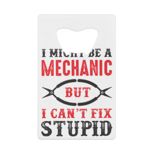 Mechanisch zou ik kunnen zijn, maar ik kan geen do creditkaart flessenopener