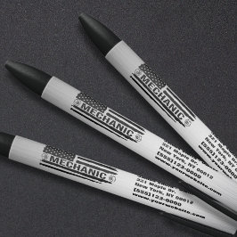 Mechanische Amerikaanse vlag Auto Reparatie Busine Zwarte Inkt Pen