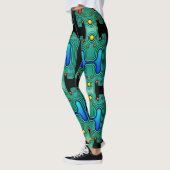 Mechanische Android Futuristic Robot Leggings (Links)