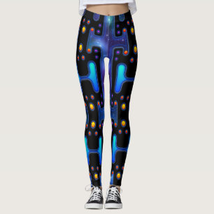Mechanische Androïde ruimtevaartGirl Futuristische Leggings