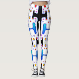 Mechanische Androïde ruimtevaartGirl Futuristische Leggings