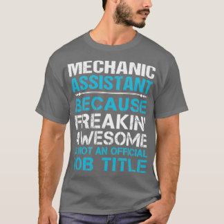 Mechanische assistent die Geweldige object voor ta T-shirt