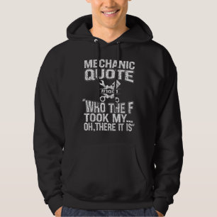 Mechanische auto Guy Mechanics DIY Handyman Garage Hoodie
