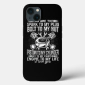 Mechanische auto-mannetje naar mijn nut-zuiger naa Case-Mate iPhone case (Achterkant)