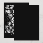 Mechanische auto-mannetje naar mijn nut-zuiger naa kaart (Voorkant / Achterkant)