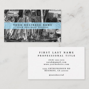 Mechanische Auto Motorfiets Handyman Visitekaartje