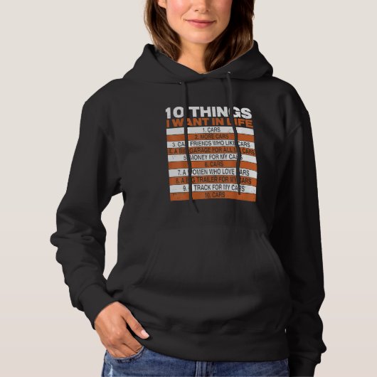 Mechanische auto T voor Fox Hoodie (Voorkant)