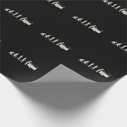 Mechanische auto-tuner Evolution Funny Mechanics Cadeaupapier (Hoek)