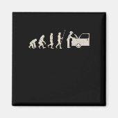 Mechanische auto-tuner Evolution Funny Mechanics Magneet (Voorkant)