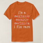 Mechanische automatische automatische mechanische  t-shirt (Design voorkant)