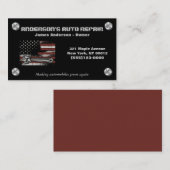 Mechanische automatische reparatie - Amerikaans vl Visitekaartje (Voorkant / Achterkant)