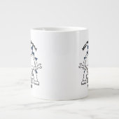 Mechanische automatische reparaties op het werk grote koffiekop (Voorkant)