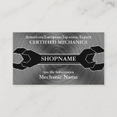 Mechanische/automatische winkel visitekaartje (Voorkant)