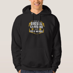 Mechanische auto's die ik op diesel auto rijd hoodie