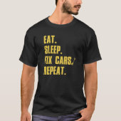 Mechanische auto's voor vaders auto-kleding t-shirt (Voorkant)