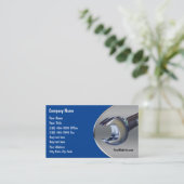 Mechanische autozorg voor auto's visitekaartje (Staand voorkant)