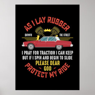 Mechanische beveiliging Mijn ride Poster