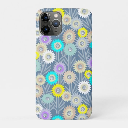 Mechanische bloemen Case-Mate iPhone case (Achterkant)