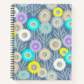 Mechanische bloemen notitieboek (Voorkant)