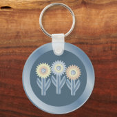 Mechanische bloemen sleutelhanger (Voorkant)